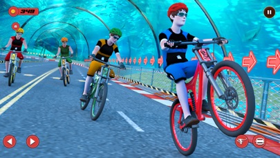 Underwater Fast Bicycle Stunt screenshot 2