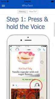 whatext- voice to text on chat iphone screenshot 2