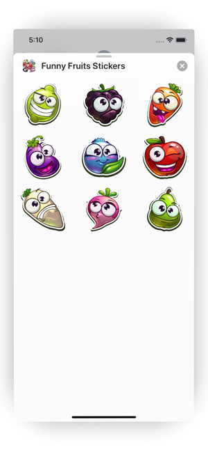 Funny Fruits Stickers(圖3)-速報App