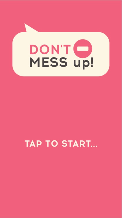 Dont Mess Up - puzzle game