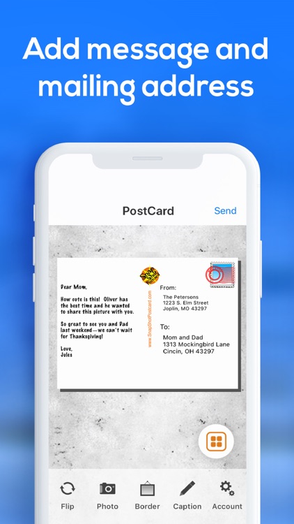 Postcard App by SnapShot