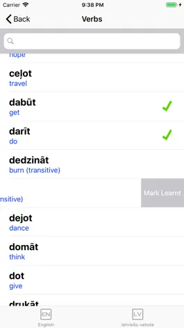 Game screenshot Latvian Verb Blitz apk