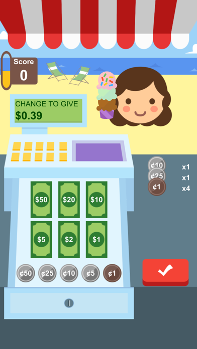 Crazy Cashier: Learn Money! screenshot 3