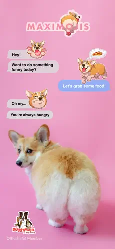 Ekran Görüntüsü 1 MaxiMojis - Corgi dog stickers iphone