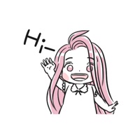 Pinky Girl Stickers pour PC