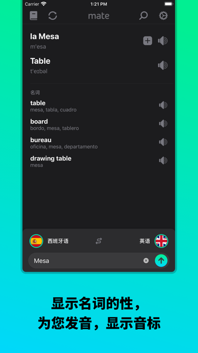 Mate–文字和语音的外语词典翻译神器