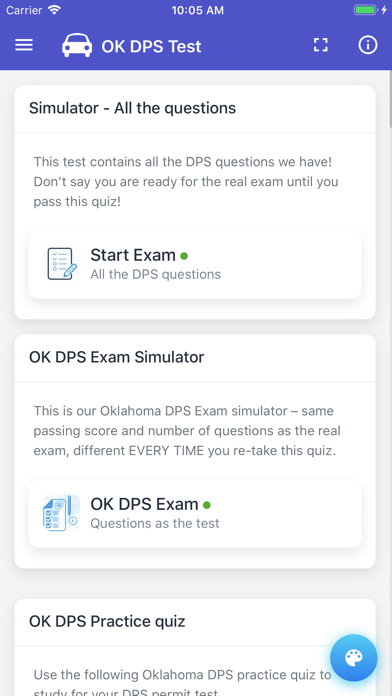 Oklahoma DPS Practice Exam screenshot 3