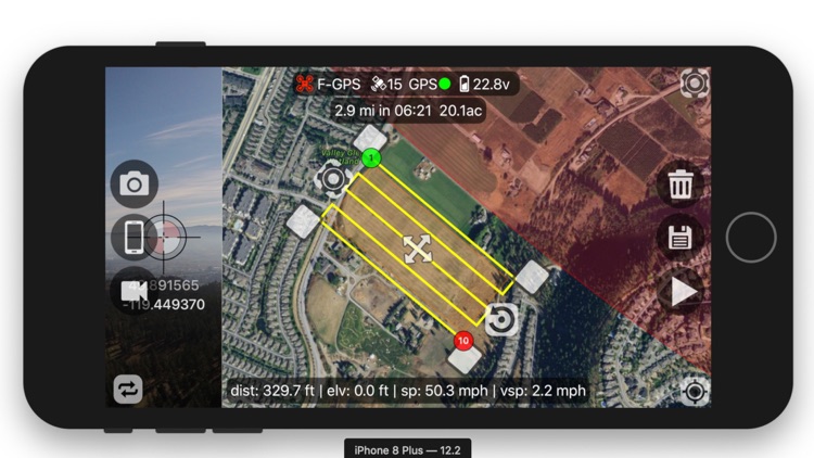 Flight Plan For DJI P2 Vision+