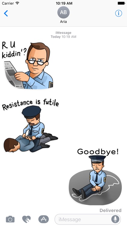 Funny Meme Police Sticker