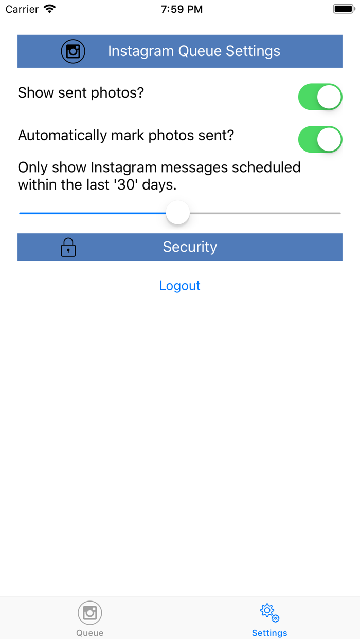 Social Scheduler App