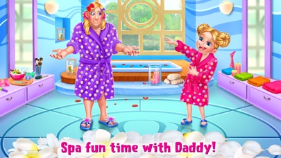 Spa Day with Daddy - Makeover Soapy Adventure Screenshot 1