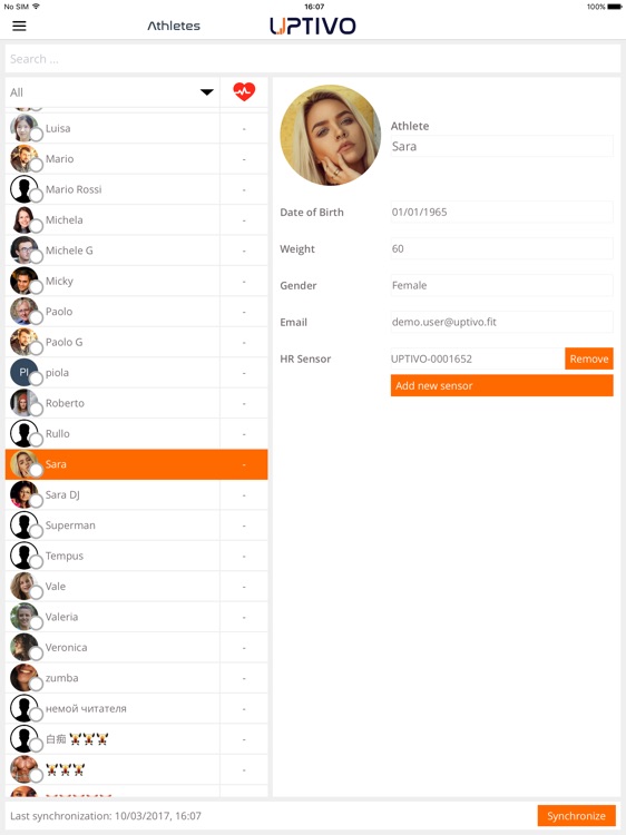 Uptivo Trainer