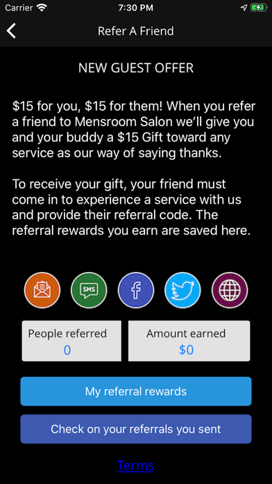 Mensroom Salon & Lounge screenshot 3
