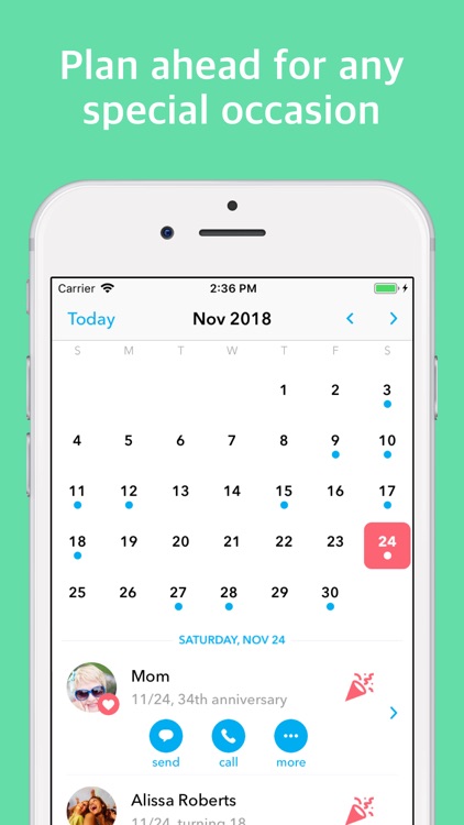 hip: Birthday Reminder App