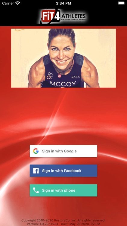 FIT 4 Athletes RemoteScreen