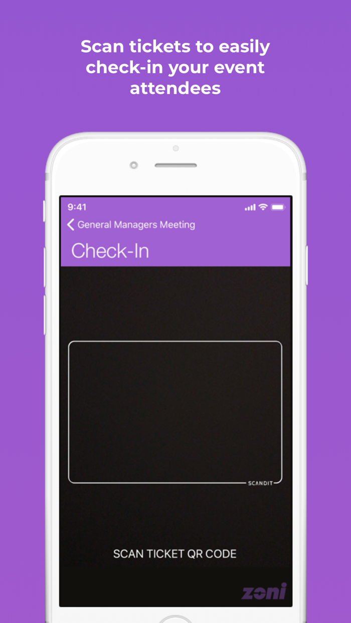 Zoni Events for Eventbrite