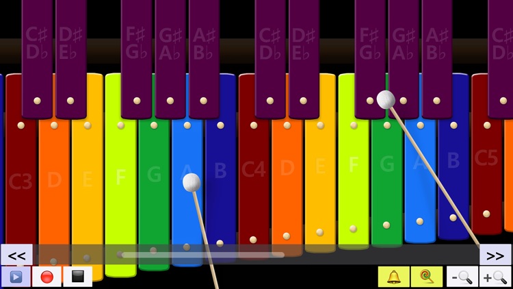 Virtual xylophone store