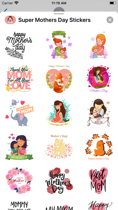 Super Mother's Day Stickers screenshot 2
