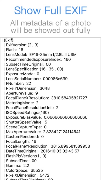 Image EXIF Viewer
