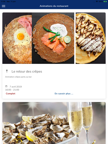Restaurant SNG Menu - náhled