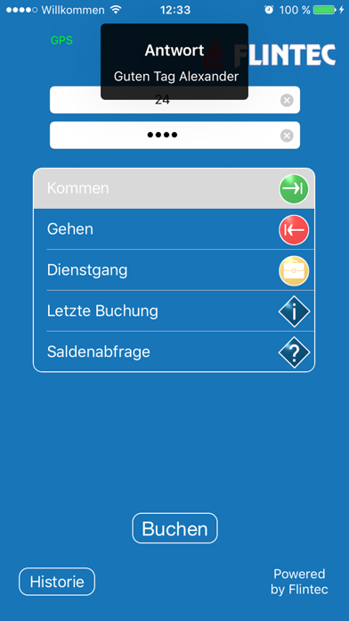 Zeiterfassung Flintec screenshot 2