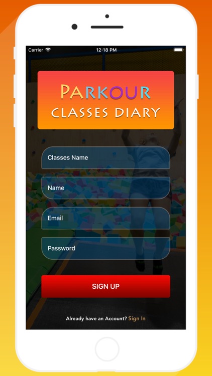 Parkour Classes Diary