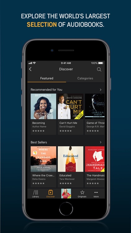 Audible audiobooks & originals screenshot-0