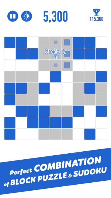 Blue 81: Sudoku block puzzle screenshot 2