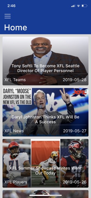 XFL News Hub - XFL Football(圖1)-速報App