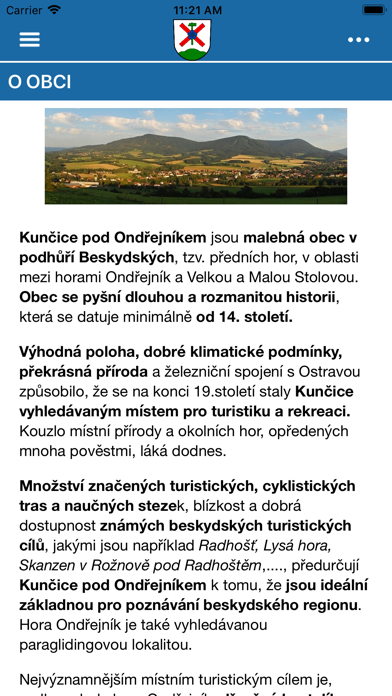 Screenshot #1 pour Kunčice Pod Ondřejníkem