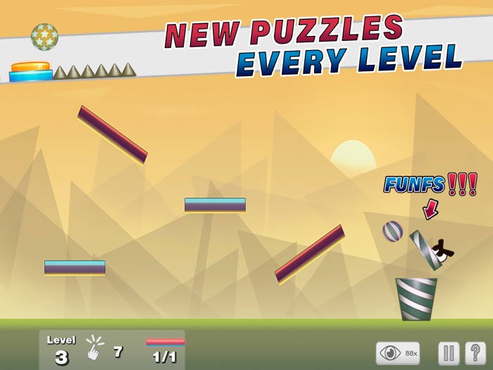 Trick Shot Puzzle Game