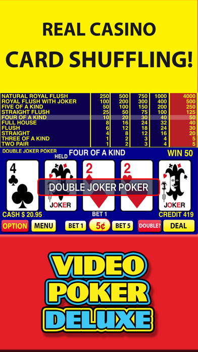 How to cancel & delete Video Poker Deluxe Casino from iphone & ipad 4