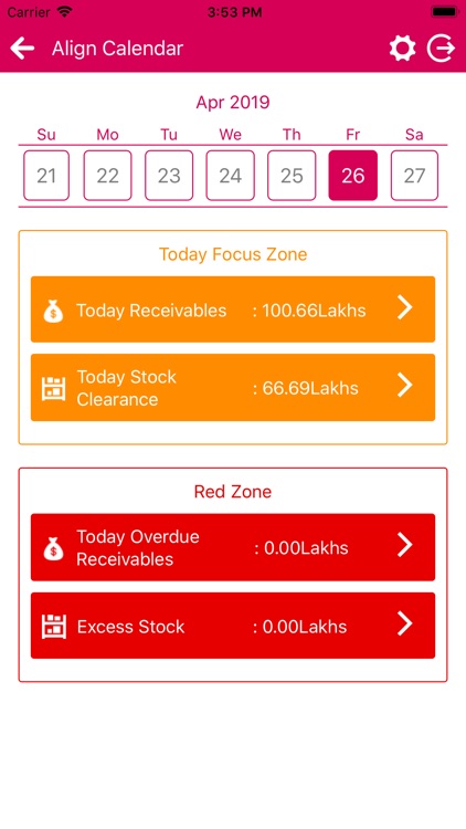 Align Calendar