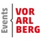Events Vorarlberg ist eine mobile Applikation, die nützliche Information für ausgewählte Kongresse, Messen, Kultur- und Sportveranstaltungen in Vorarlberg, Österreich liefert