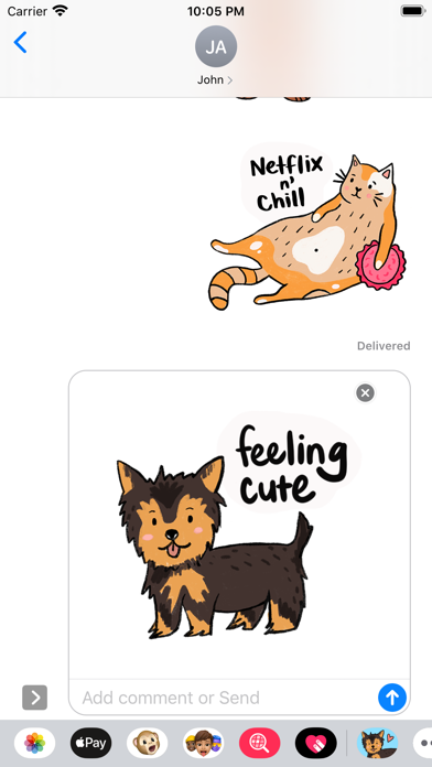 Zoomoji - Animal Stickers screenshot 3