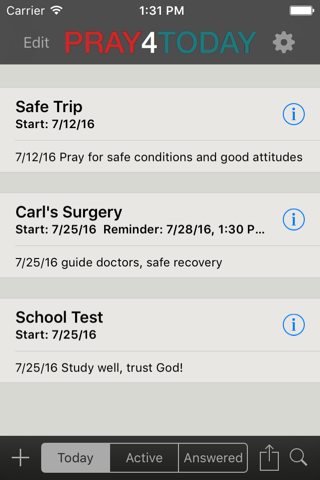 Pray 4 Today - Prayer Journal - náhled