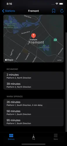 Screenshot 4 Transit - for BART SF Bay Area iphone