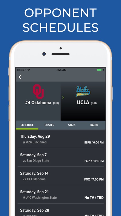 Oklahoma Football Schedules screenshot-5