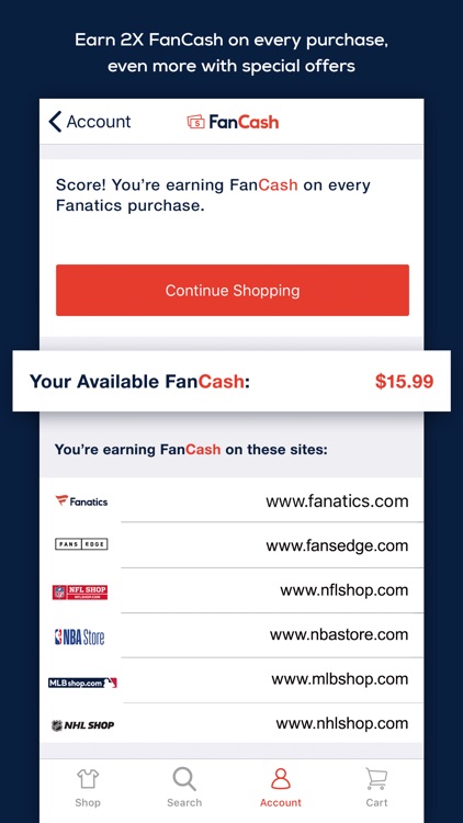 Fanatics NFL Shop