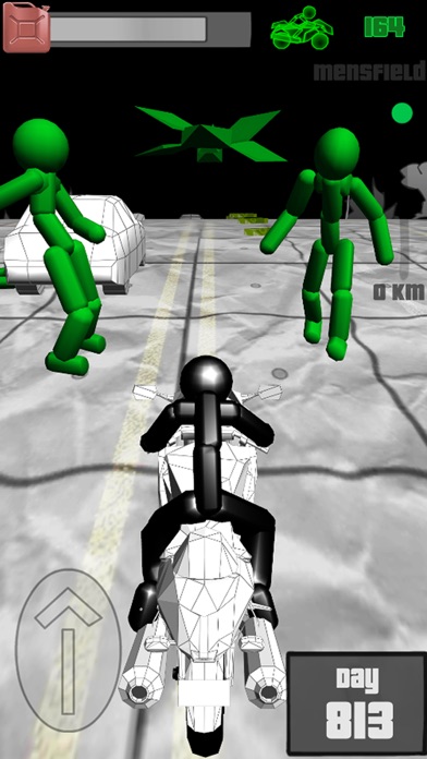 Stickman Zombie: Bike Racing screenshot 2