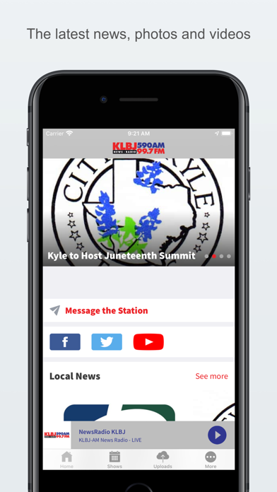 How to cancel & delete Newsradio KLBJ from iphone & ipad 1