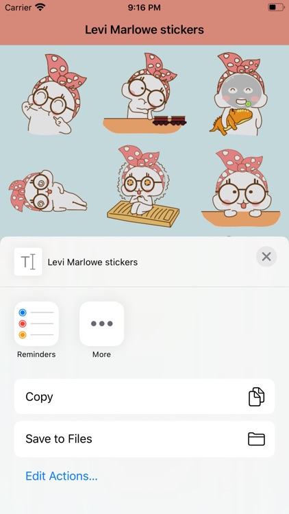 Levi Marlowe stickers screenshot-3