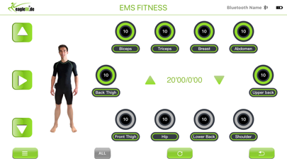 eaglefit® EMS SYSTEM screenshot 2