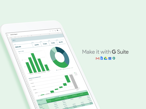 iPad Image of Google Sheets