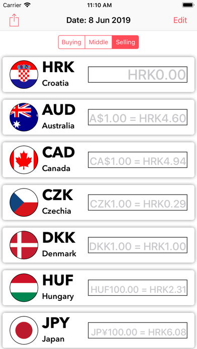 How to cancel & delete Croatian Exchange Rates from iphone & ipad 4