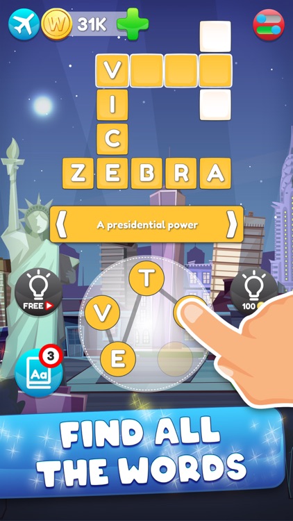 Word Travels - Crossword Game