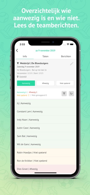 Teamy - app voor sportteams(圖3)-速報App