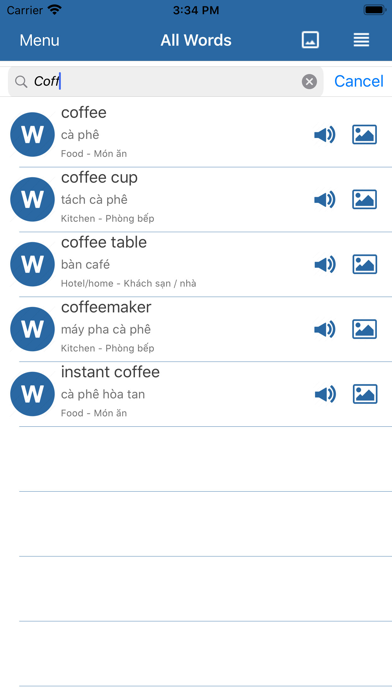 English Picture Dictionary Pro screenshot 3