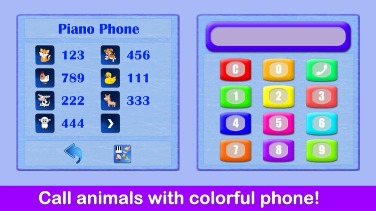 Kids Piano Animals
