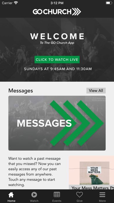 GO Church App screenshot 2